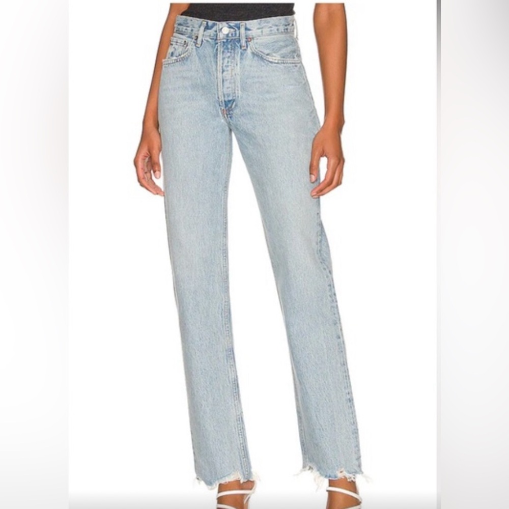 NWT Agolde Lana Straight Leg Jeans in Curio
